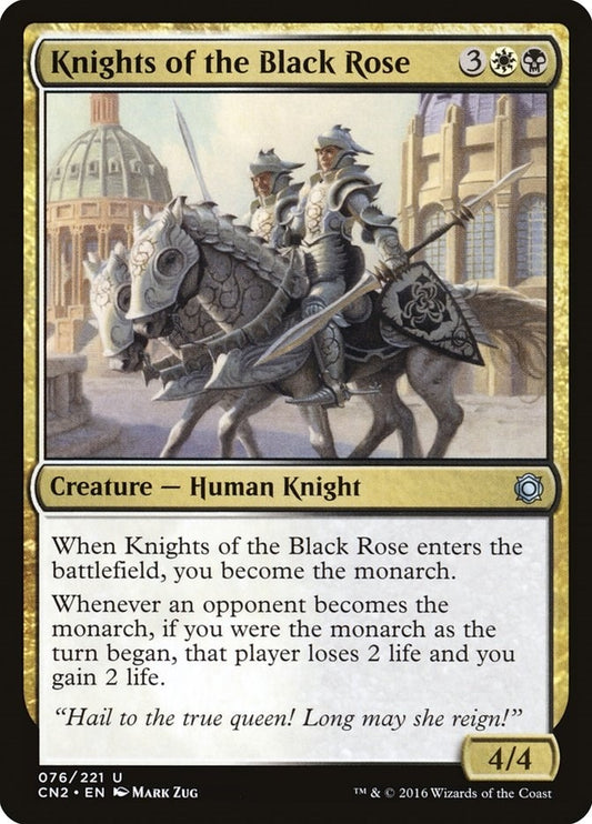Image for Knights of the Black Rose (76) (CN2) - Magic: The Gathering