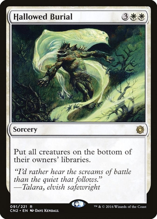 Image for Hallowed Burial (91) (CN2) - Magic: The Gathering