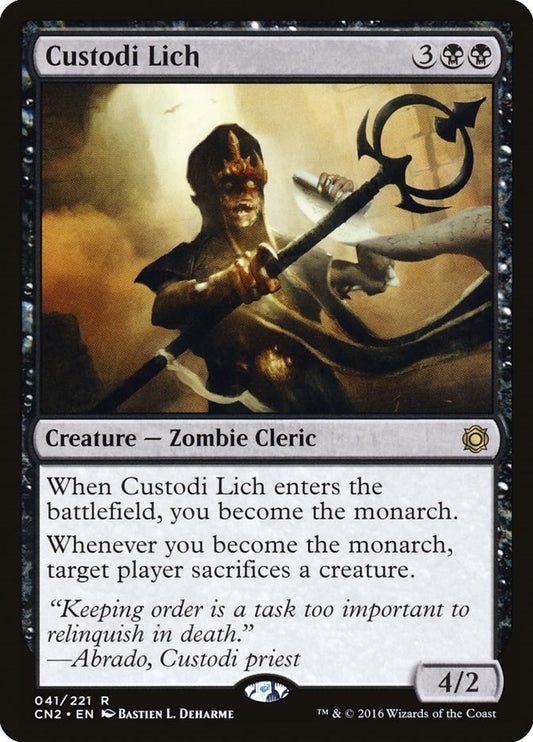 Image for Custodi Lich (41) (CN2) - Magic: The Gathering