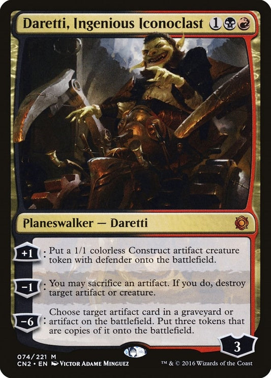 Image for Daretti, Ingenious Iconoclast (74) (CN2) - Magic: The Gathering