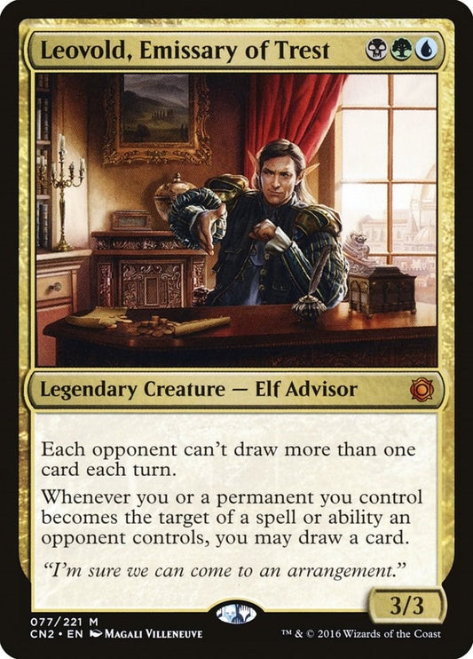 Image for Leovold, Emissary of Trest (77) (CN2) - Magic: The Gathering
