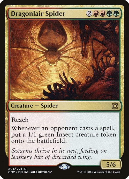 Image for Dragonlair Spider (201) (CN2) - Magic: The Gathering