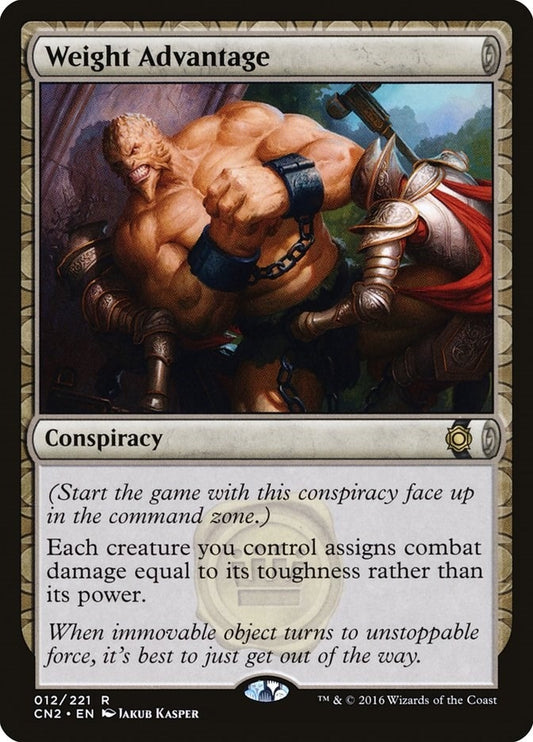 Image for Weight Advantage (12) (CN2) - Magic: The Gathering