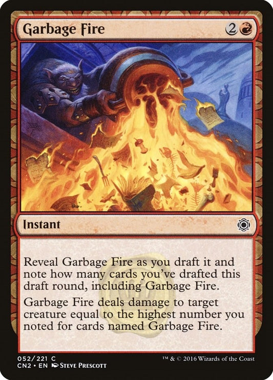 Image for Garbage Fire (52) (CN2) - Magic: The Gathering