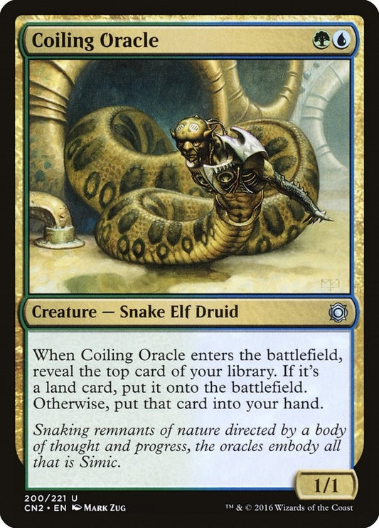 Image for Coiling Oracle (200) (CN2) - Magic: The Gathering