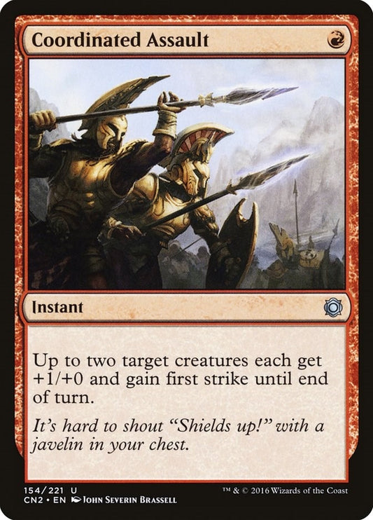 Image for Coordinated Assault (154) (CN2) - Magic: The Gathering