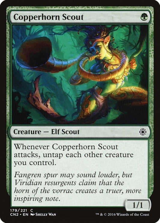 Image for Copperhorn Scout (179) (CN2) - Magic: The Gathering