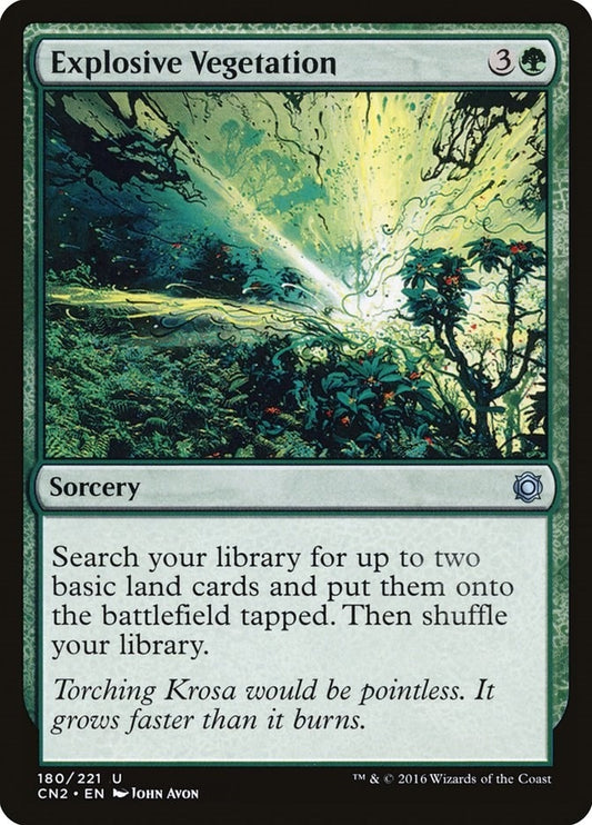 Image for Explosive Vegetation (180) (CN2) - Magic: The Gathering