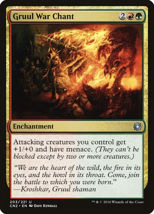 Image for Gruul War Chant (203) (CN2) - Magic: The Gathering