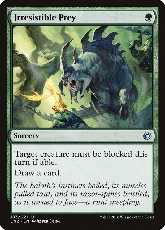Image for Irresistible Prey (183) (CN2) - Magic: The Gathering