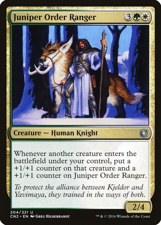 Image for Juniper Order Ranger (204) (CN2) - Magic: The Gathering