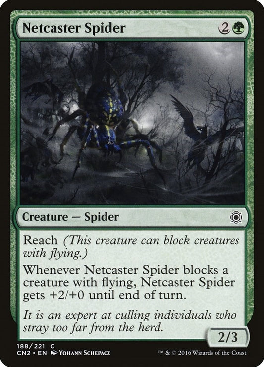 Image for Netcaster Spider (188) (CN2) - Magic: The Gathering