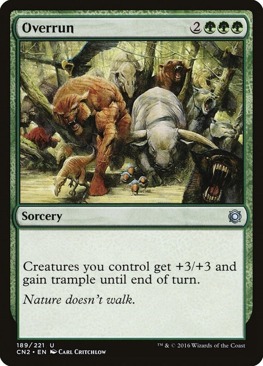 Image for Overrun (189) (CN2) - Magic: The Gathering