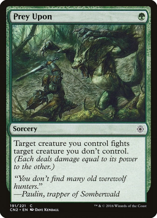Image for Prey Upon (191) (CN2) - Magic: The Gathering