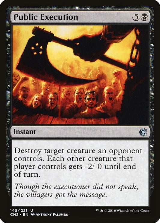 Image for Public Execution (145) (CN2) - Magic: The Gathering