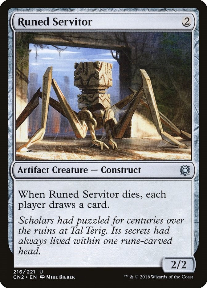 Image for Runed Servitor (216) (CN2) - Magic: The Gathering