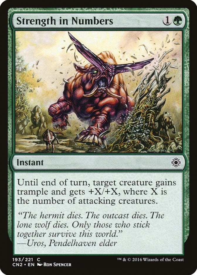 Image for Strength in Numbers (193) (CN2) - Magic: The Gathering