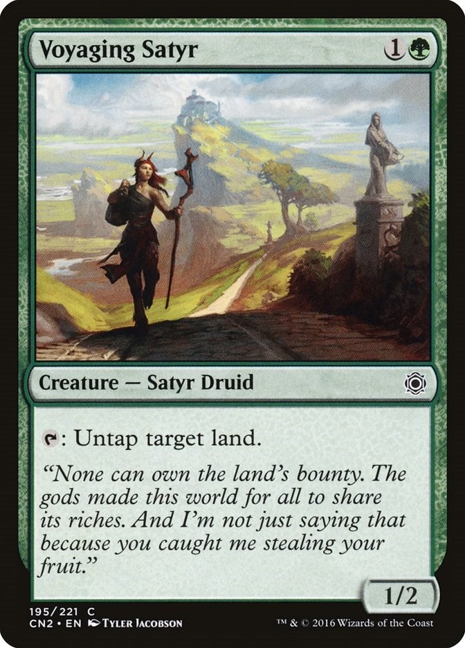 Image for Voyaging Satyr (195) (CN2) - Magic: The Gathering