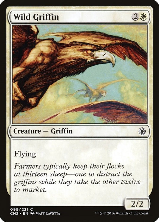 Image for Wild Griffin (99) (CN2) - Magic: The Gathering