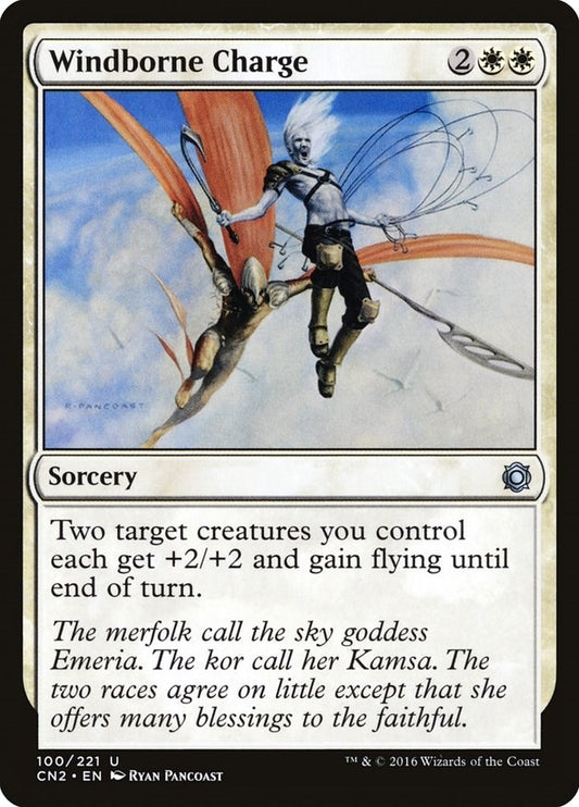 Image for Windborne Charge (100) (CN2) - Magic: The Gathering