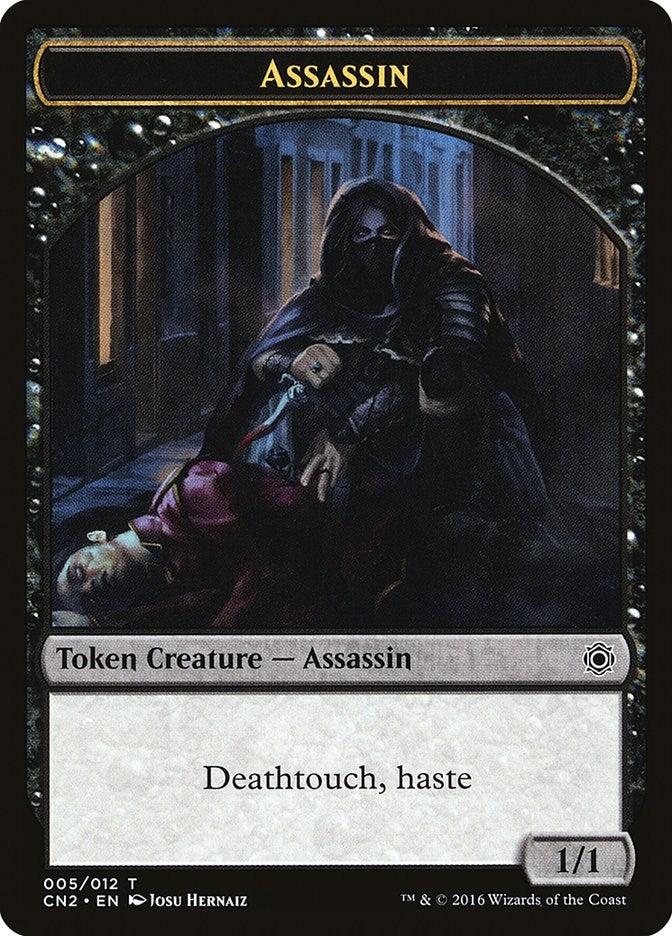 Image for Assassin Token (5) (CN2) - Magic: The Gathering