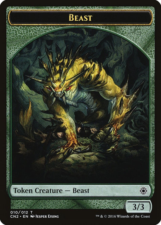 Image for Beast Token (10) (CN2) - Magic: The Gathering