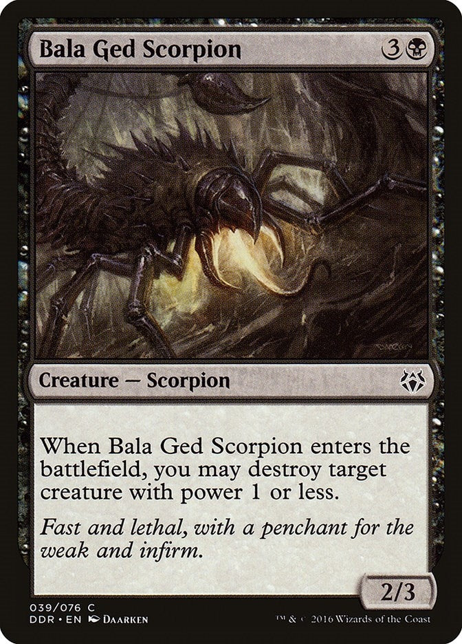 Image for Bala Ged Scorpion (39) (DDR) - Magic: The Gathering