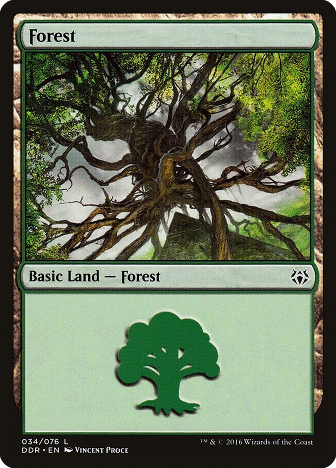 Image for Forest (034) (34) (DDR) - Magic: The Gathering