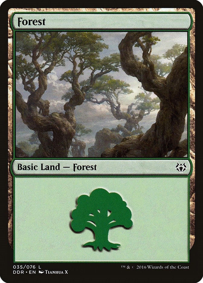Image for Forest (035) (35) (DDR) - Magic: The Gathering