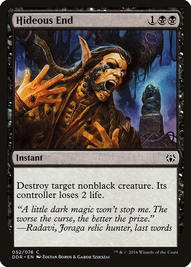 Image for Hideous End (52) (DDR) - Magic: The Gathering