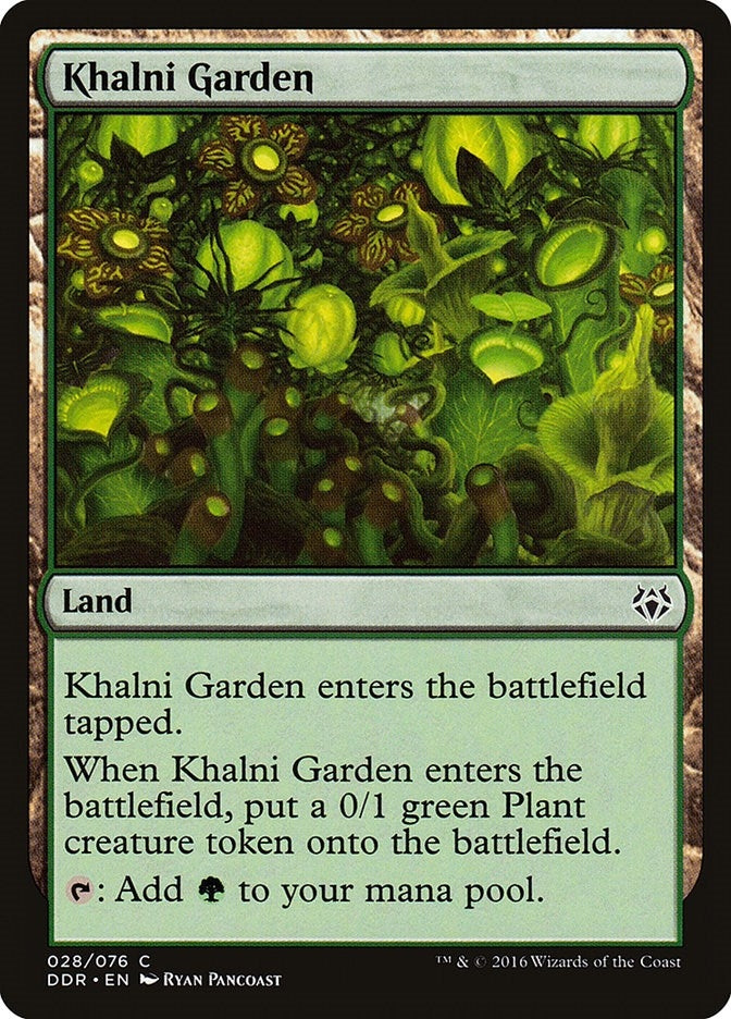 Image for Khalni Garden (28) (DDR) - Magic: The Gathering