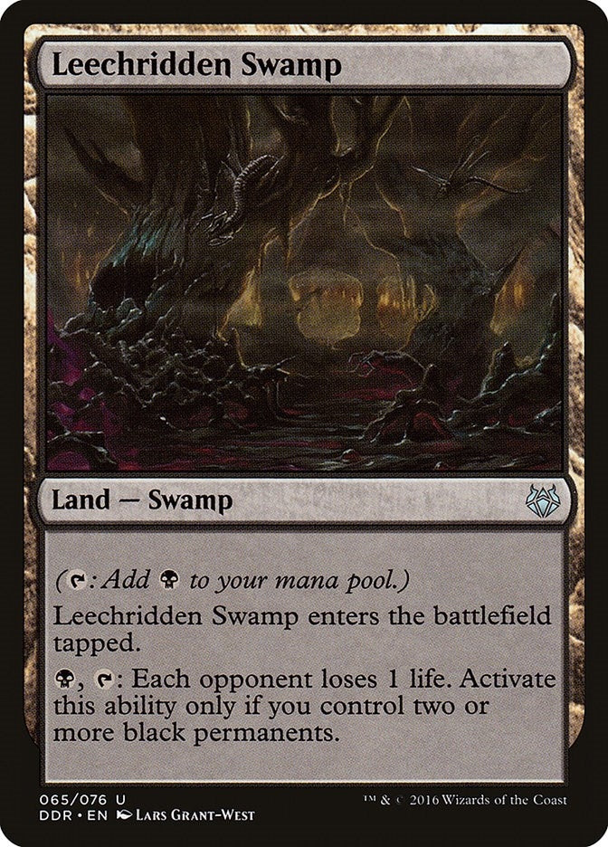 Image for Leechridden Swamp (65) (DDR) - Magic: The Gathering