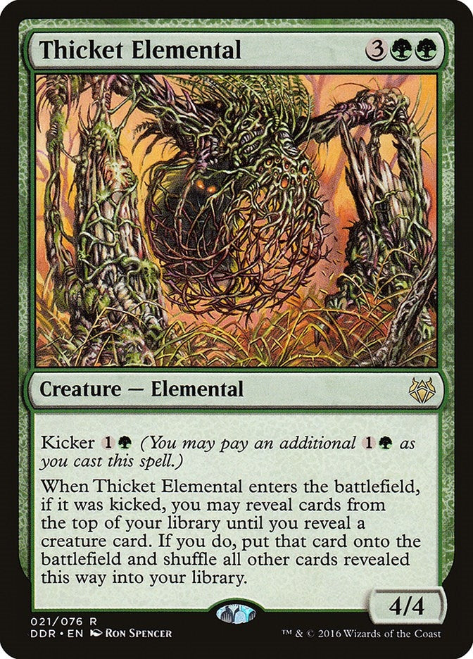Image for Thicket Elemental (21) (DDR) - Magic: The Gathering