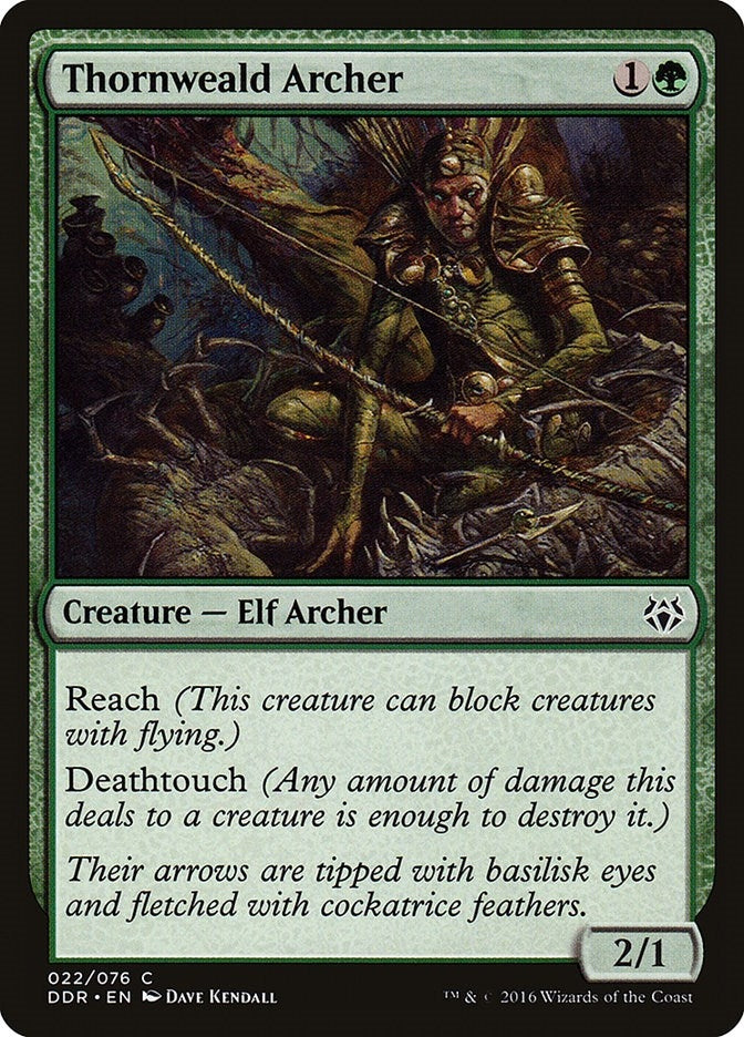 Image for Thornweald Archer (22) (DDR) - Magic: The Gathering