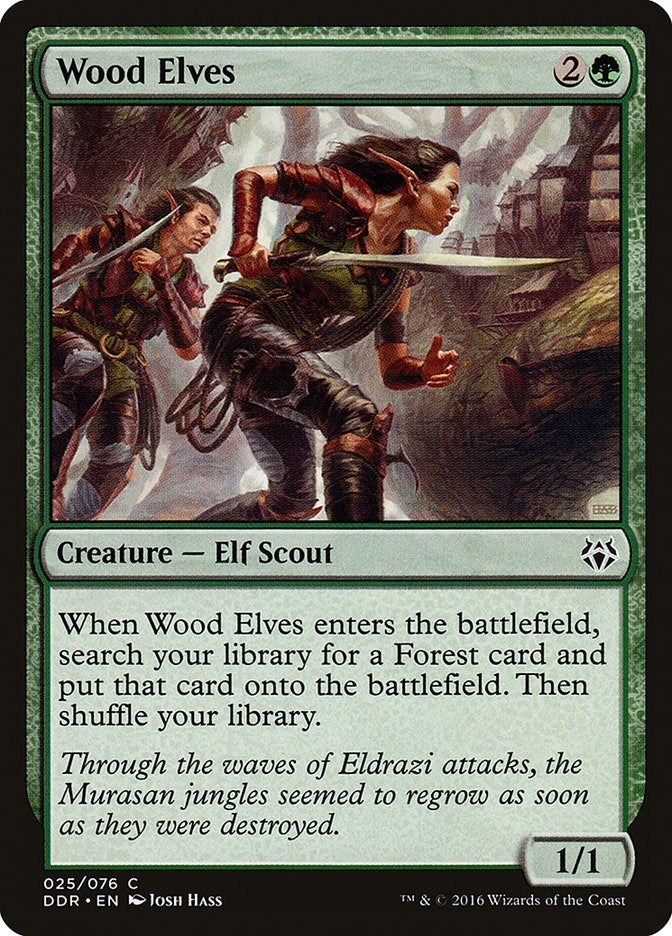 Image for Wood Elves (25) (DDR) - Magic: The Gathering