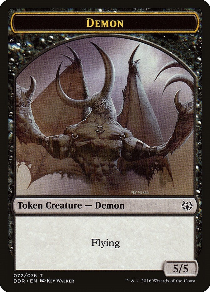 Image for Demon Token (72) (DDR) - Magic: The Gathering