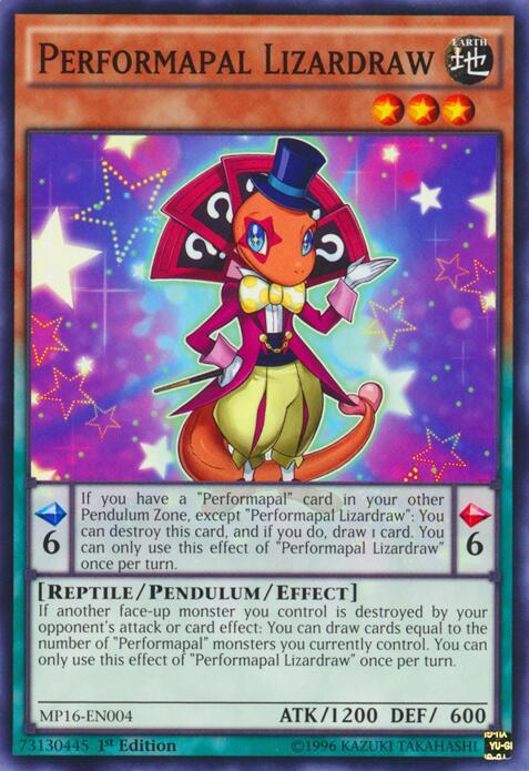 Performapal Lizardraw (MP16-EN004) (MP16)