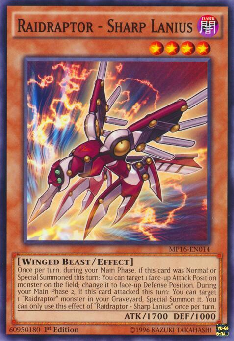 Raidraptor - Sharp Lanius (MP16-EN014) (MP16)