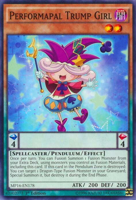 Performapal Trump Girl (MP16-EN178) (MP16)