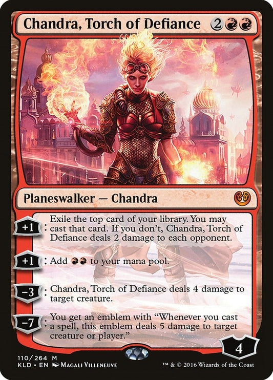 Image for Chandra, Torch of Defiance (110) (KLD) - Magic: The Gathering