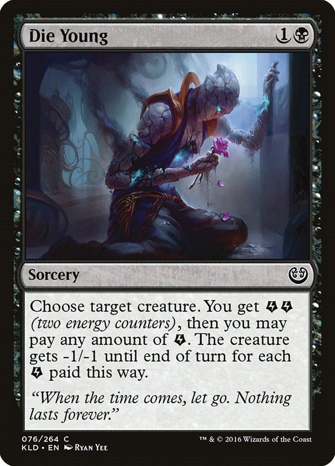 Image for Die Young (76) (KLD) - Magic: The Gathering