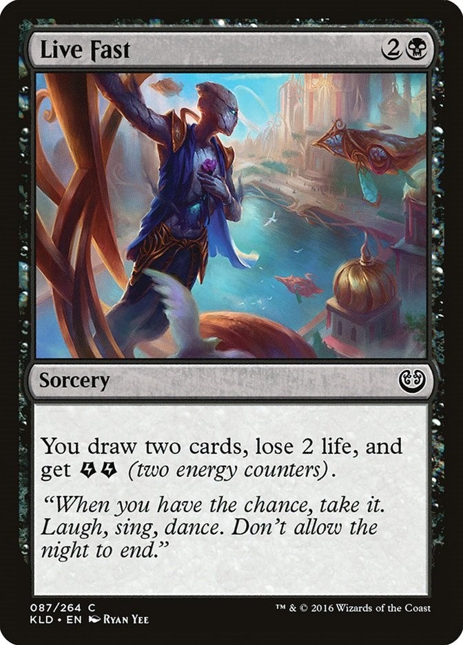 Image for Live Fast (87) (KLD) - Magic: The Gathering