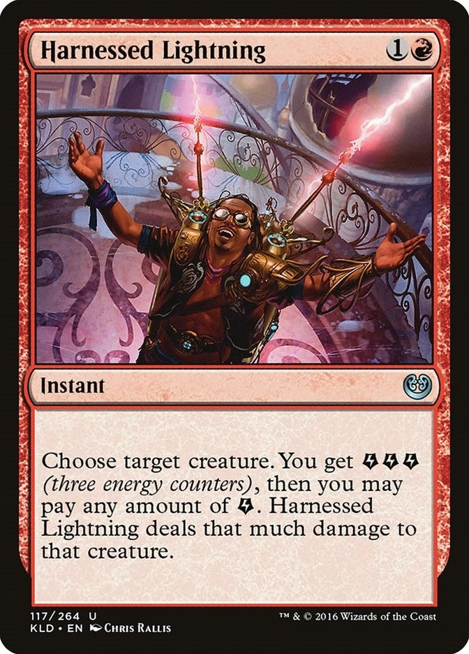 Image for Harnessed Lightning (117) (KLD) - Magic: The Gathering