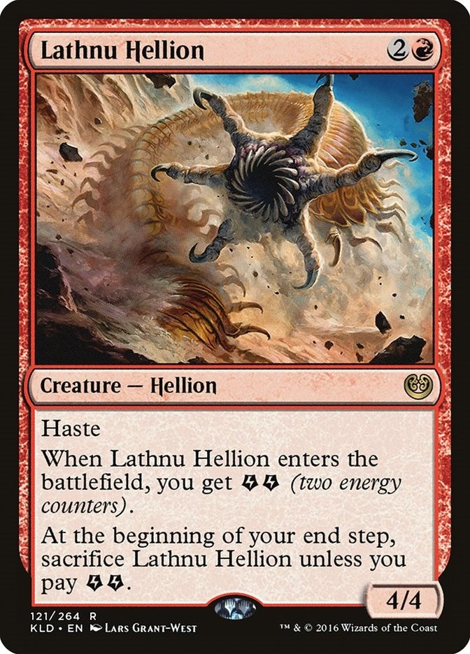 Image for Lathnu Hellion (121) (KLD) - Magic: The Gathering