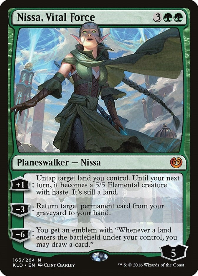 Image for Nissa, Vital Force (163) (KLD) - Magic: The Gathering