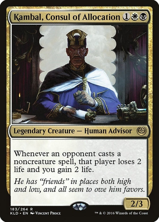 Image for Kambal, Consul of Allocation (183) (KLD) - Magic: The Gathering