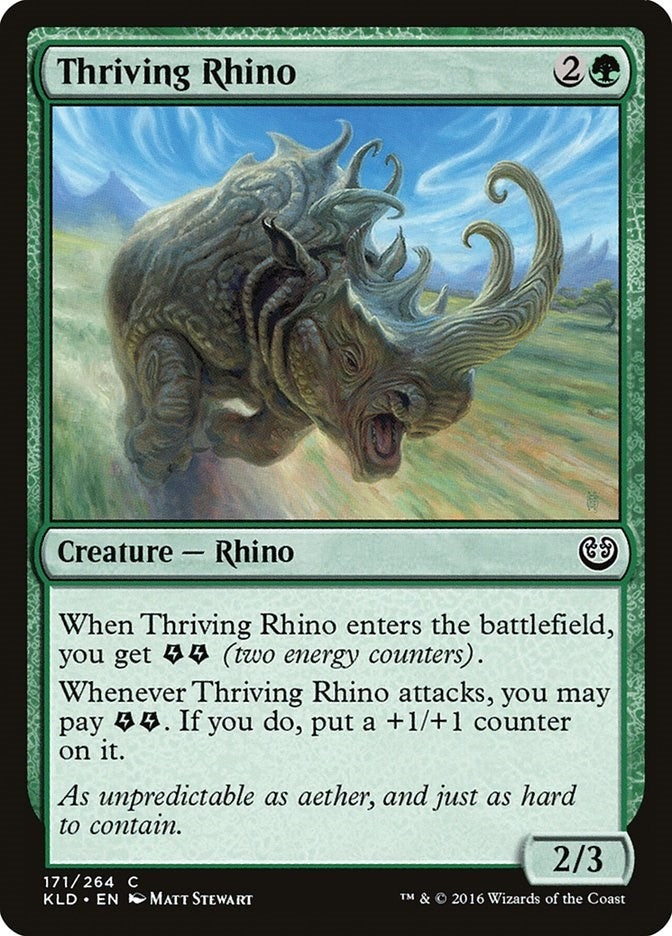 Image for Thriving Rhino (171) (KLD) - Magic: The Gathering