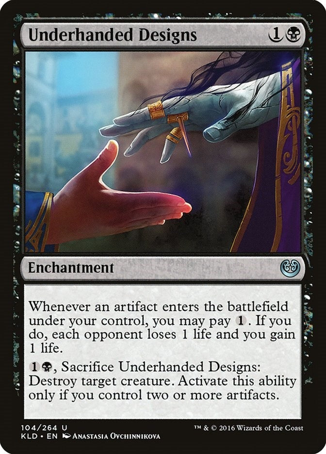 Image for Underhanded Designs (104) (KLD) - Magic: The Gathering