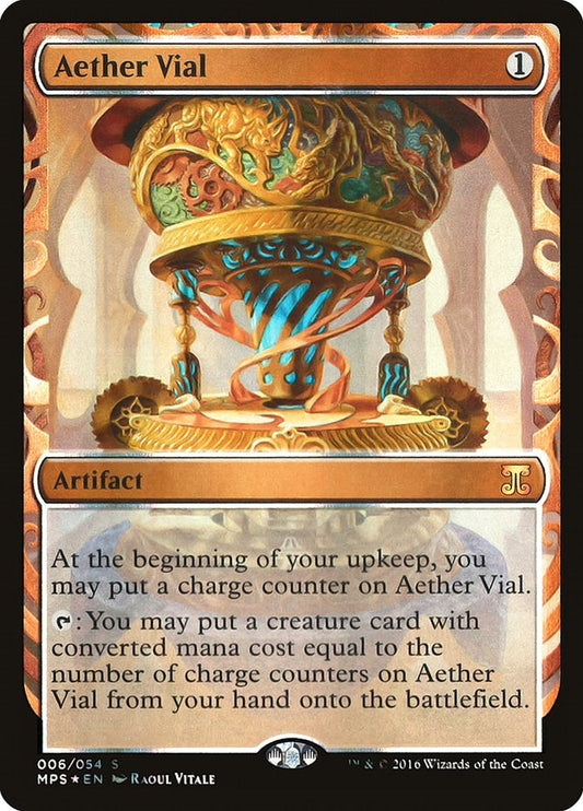 Image for Aether Vial (6) (MPS) - Magic: The Gathering