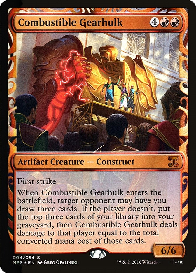 Image for Combustible Gearhulk (4) (MPS) - Magic: The Gathering